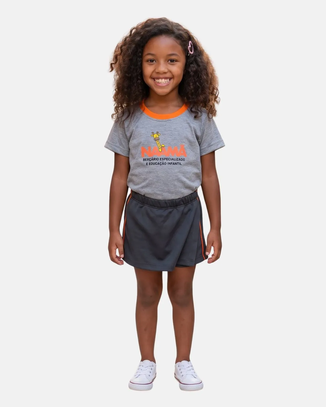 Camiseta manga curta + Short Saia